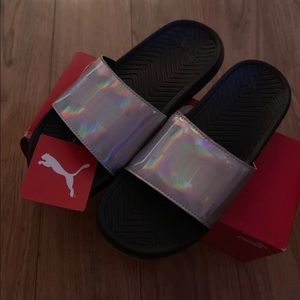 Puma Shoes - Women’s Puma Chrome Slides Puma Shoes - Women’s Puma Chrome Slides
